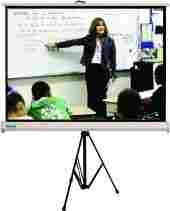 Tripod and Portable Projection Screen