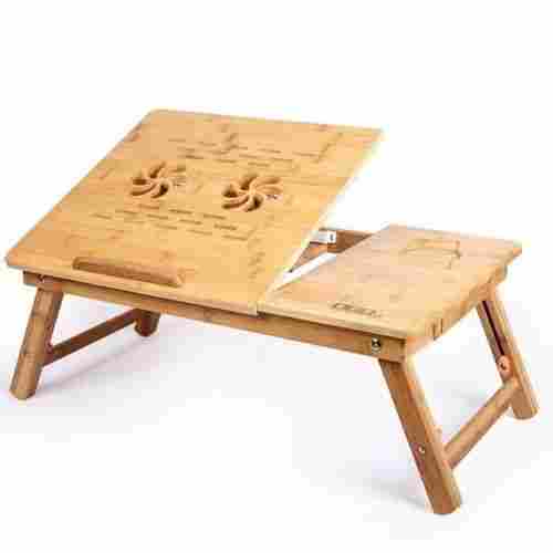 Dgb Jumbo-Dual Wooden Laptop Table With Cooling Fan
