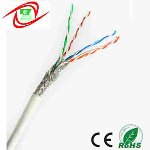 Waterproof SFTP Cat5e Outdoor Cable with Black PE Jacket