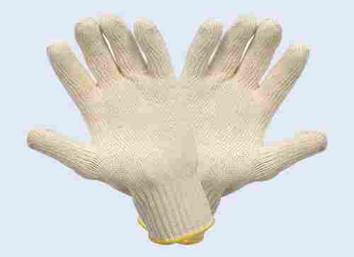 100% Cotton Knitted Seamless Hand Gloves