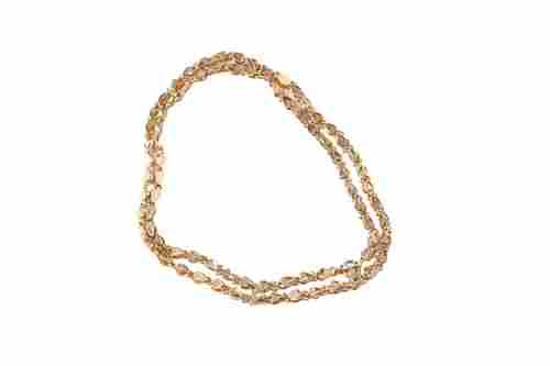 Yellow Gold Plated Golden Copper Kerala Heart Leaf [255] Chain