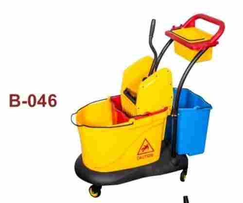 Double Mop Wringer Trolley with Down-Press (B-046)