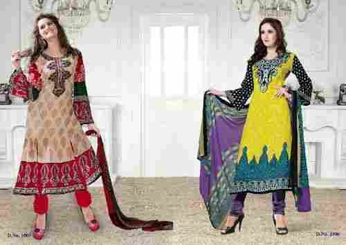 Kashmiri-2 Ladies Cotton Long Pakistani Suit