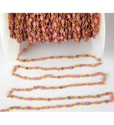 Lovely Pink Turquoise Heishi Beads