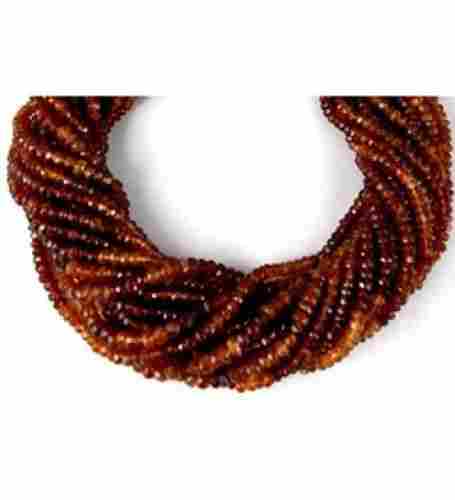 Natural Spessartite Garnet Gemstone Faceted Rondelle Beads