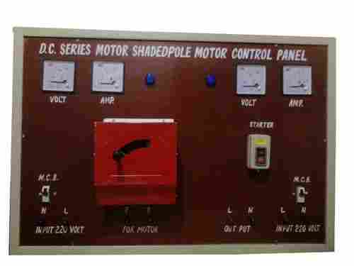 Dc Series Motor Shadepole Motor Control Panel