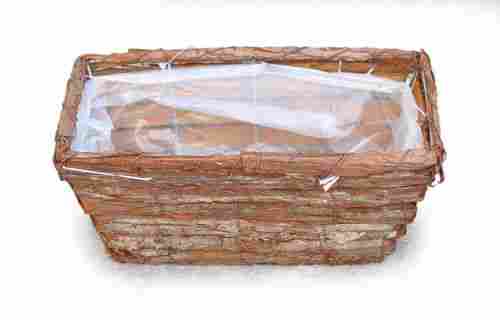 Handmade Bark Storage Basket