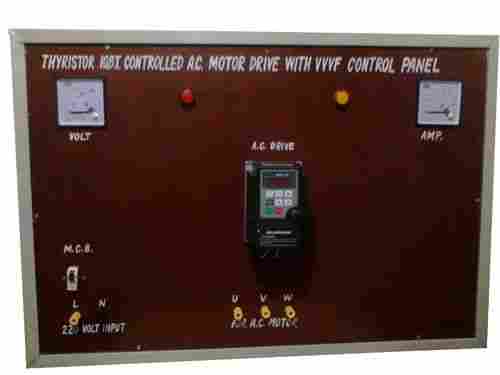 Thyristor Igbt Controlled Ac Motor Drive With Vvvf Control Panel