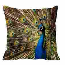 Peacock Printed Cushion Cover