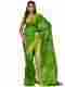 Green Silk Handloom Saree With Pallu Design