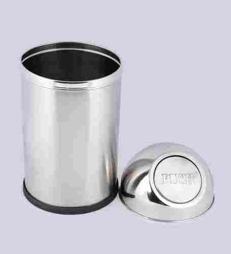Stainless Steel Push Can Dustbins