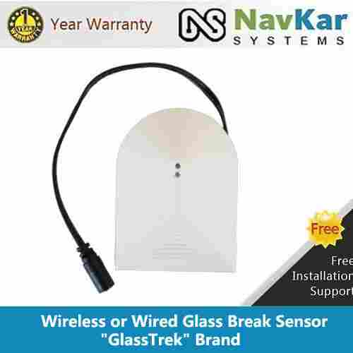 Wireless or Wired Glass Break Sensor "GlassTrek" For Home Security Alarm System
