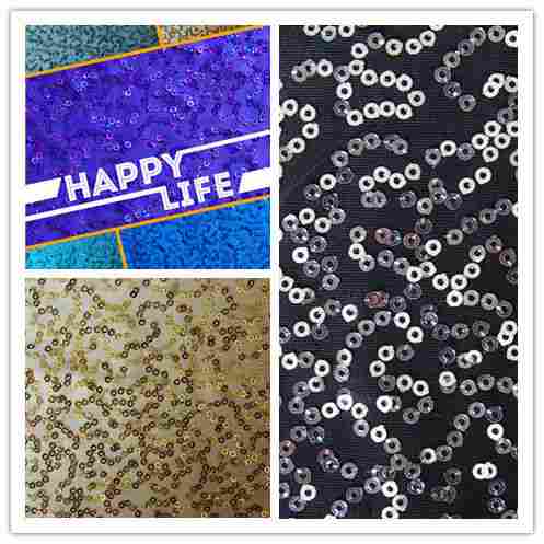 3mm Sequin Embroidery Fabric