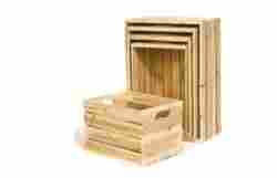 Slatted Wooden Boxes