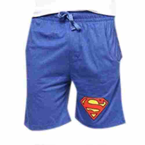 Superman Printed Blue Shorts