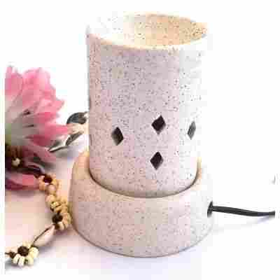 White Ceramic Glass Aroma Diffuser