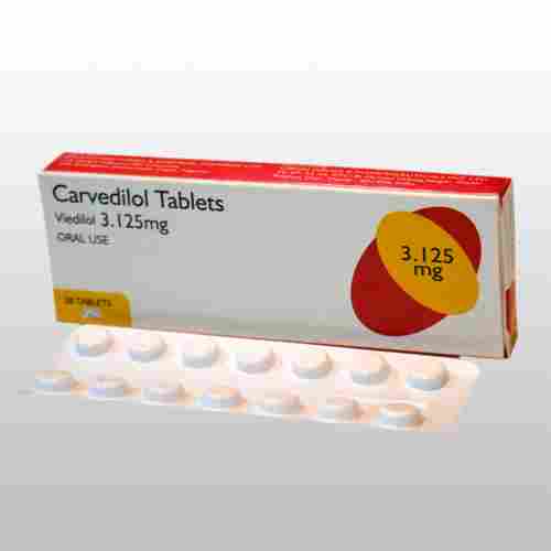 Carvedilol Tablets 3.125 Mg