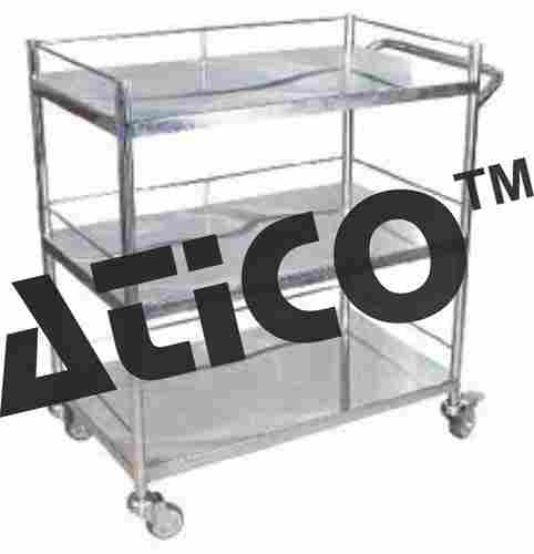 Stainless Steel Hospital Use Instrument Trolleys