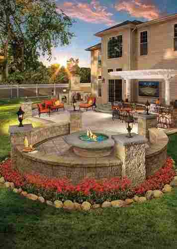 Garden Designs Stone Outdoor Artificial Water Fountain