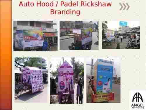 Auto Hood and Padel Rickshaw Branding Service