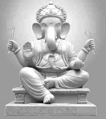 Eco Friendly Natural Clay Ganesha Idol