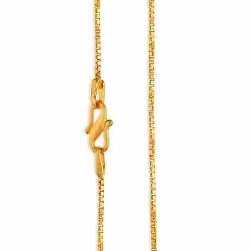 Yellow Plain Gold Chain