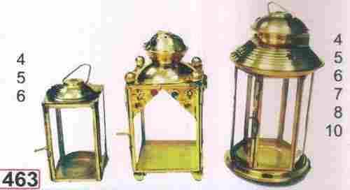 Brass Lantern With Deepak