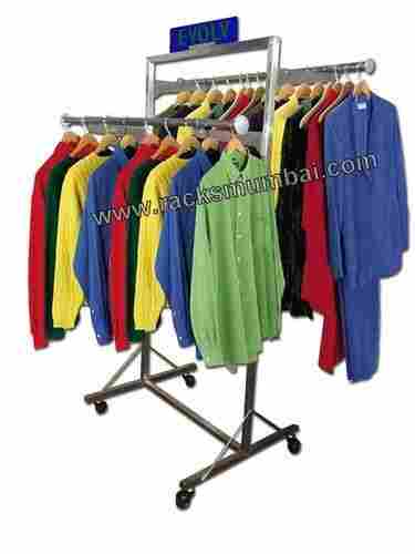 Both Sided Garment Hanging Stand