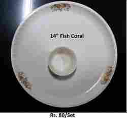 Fish Coral Plastic Plate