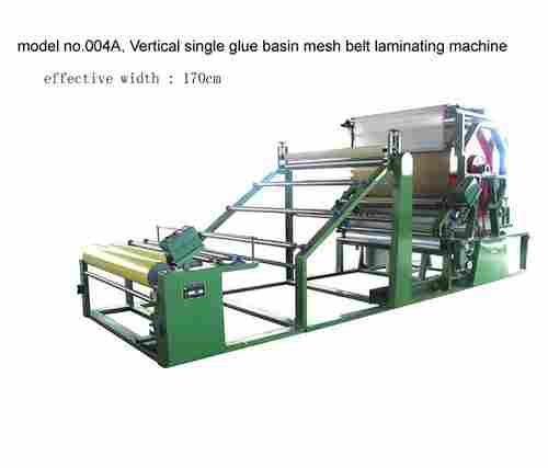 Vertical Single Glue Basin Mesh Belt Lamination Machine