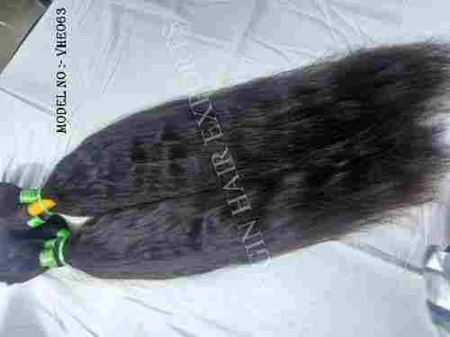 Indian Temple Non Stitched Virgin Human Hair