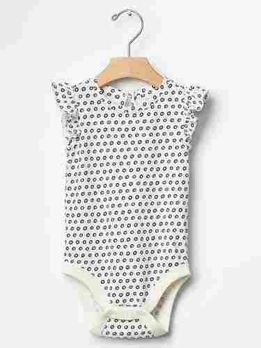 100% Cotton Knitted Allover Printed Baby Romper