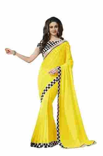 Fashionable Sarees (Chess Yellow)