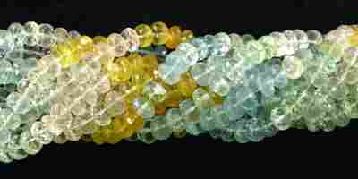 Acqua Cut Button Beads
