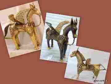 Decorative Brass Horse
