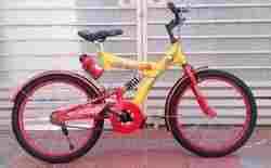 Yellow And Red Kids Bicycle