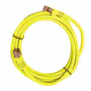 Bootless Yellow Category Patch Cable