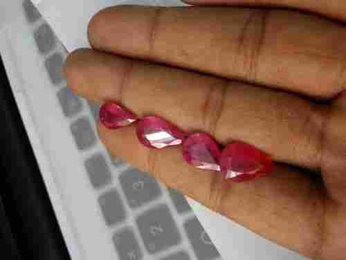 Natural Loose Burma Ruby Gemstones
