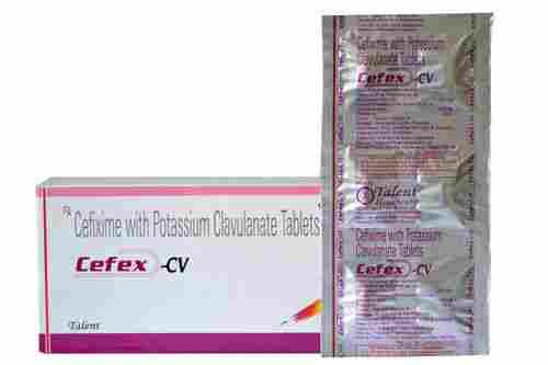Cefex-Cv Tablets (Cefixime And Clavulanic Acid)