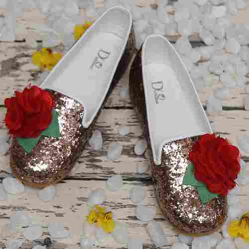 Shimmry Loafers For Girls