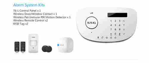 Security Alarm System Patent Design With Ce,Fcc,Rohs Certification Pstn+Gsm Alarm System Ssg-T6-L For Exw