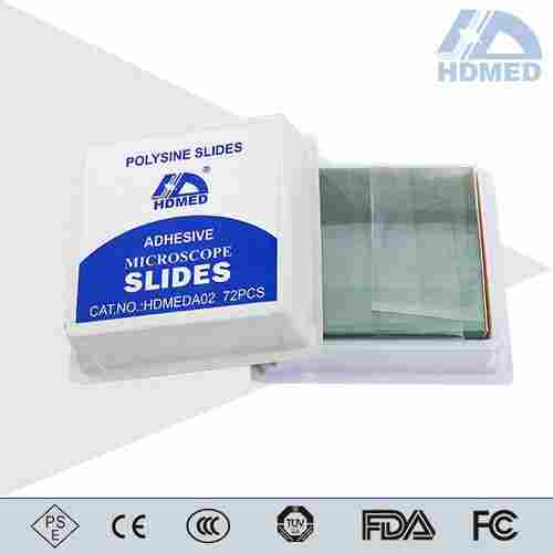 HDMED Adhesion Polysine Slides Color Frosted Coated Microscope Slide