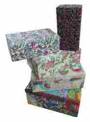 Katha Work Fabric Storage Box