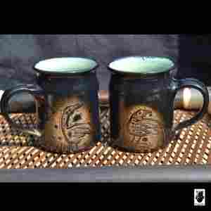 Glazed Terracotta Coffee Mugs