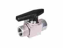 Upto 2500 PSI Stainless Steel Metal Ball Valve, Chrome and Black Colour