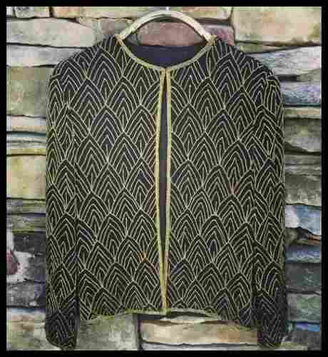 Ladies Art Deco Beaded Vintage Jackets For Evening