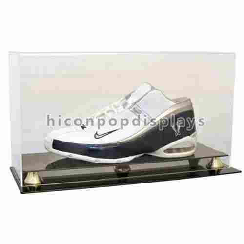 Advertising Clear Acrylic Shoes Retail Store Display Case