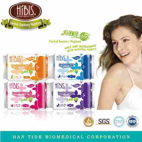 Herbal Fitting And Breathable Sanitary Napkins