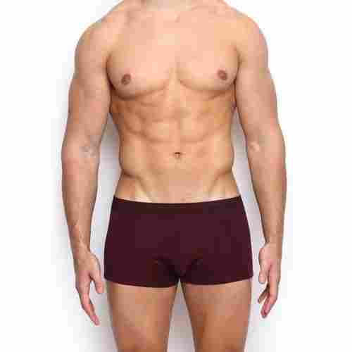 Solid Maroon No Show Trunk