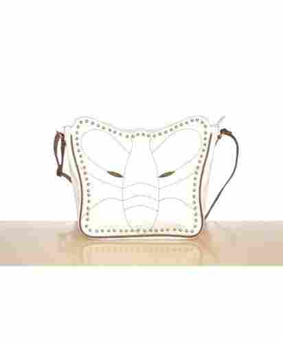 Lily White Butterfly Bag